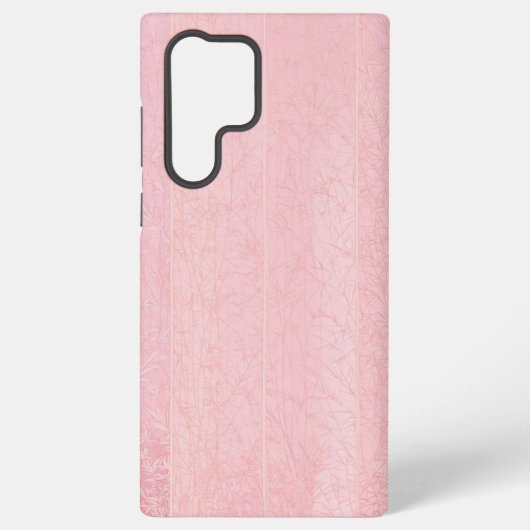Soft Pink Bamboo Forest Phone Case Samsung Galaxyケース (裏面)