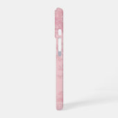 Soft Pink Bamboo Grove Pattern Phone Case iPhone 16ケース (左側面)