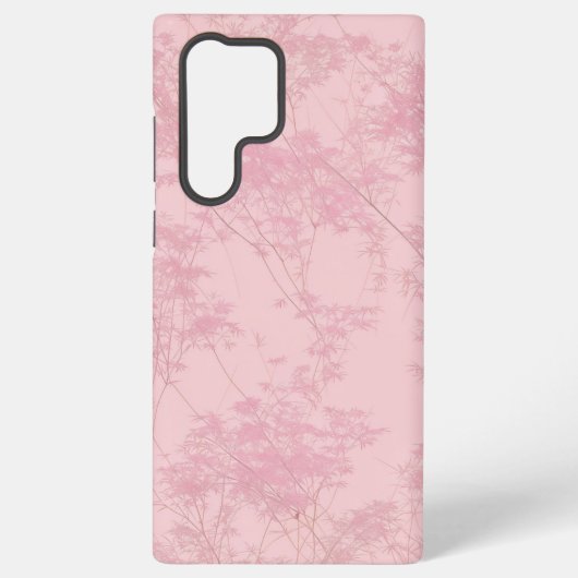 Soft Pink Bamboo Grove Pattern Phone Case Samsung Galaxyケース (裏面)