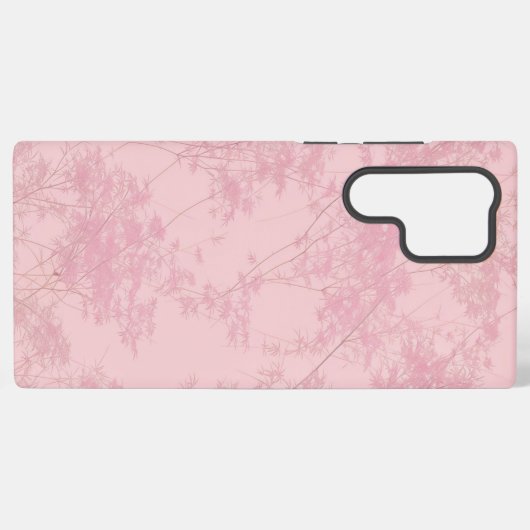 Soft Pink Bamboo Grove Pattern Phone Case Samsung Galaxyケース (裏面横)