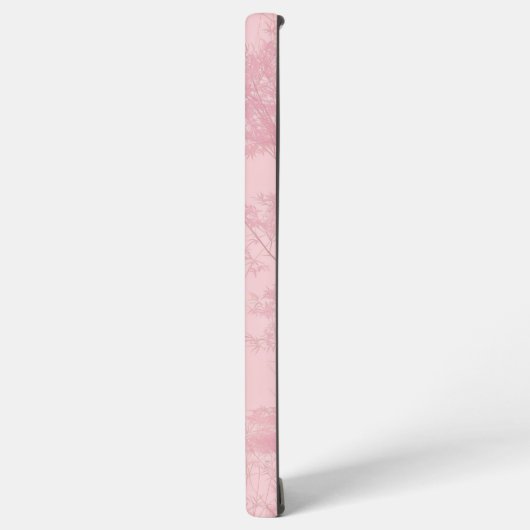 Soft Pink Bamboo Grove Pattern Phone Case Samsung Galaxyケース (左側面)