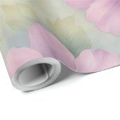 Soft Pink Botanical Floral Wrapping Paper ラッピングペーパー (ロールコーナー)