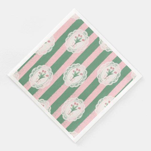 Soft Pink Bow & Tulip Floral (コーナー)