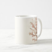 Soft Pink Cherry Blossom Branches コーヒーマグカップ (正面右)