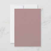 Soft Pink Cherry Blossom Floral Wedding Invitation (裏面)