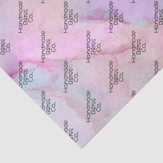 Soft Pink Colorful Marble 薄葉紙 (詳細)