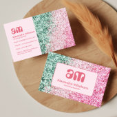 Soft Pink Glam Professional 名刺