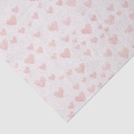 Soft Pink Hearts Tissue Paper 薄葉紙
