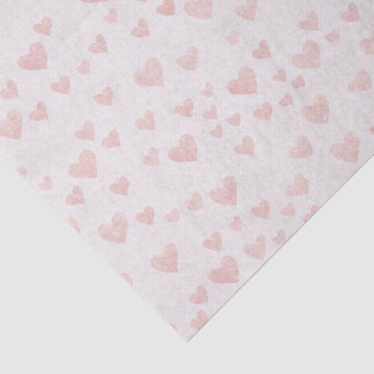 Soft Pink Hearts Tissue Paper 薄葉紙 (詳細)