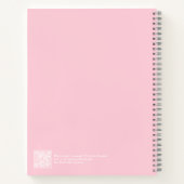 Soft Pink Leopard Swatch ノートブック (裏面)