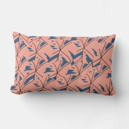  - Soft Pink & Nav ランバークッション