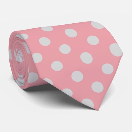 Soft Pink Pattern Neck Tie Modern Classic ネクタイ (ロール)