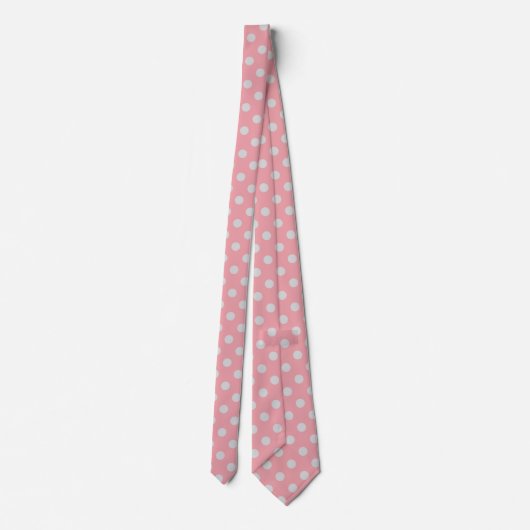 Soft Pink Pattern Neck Tie Modern Classic ネクタイ (裏面)