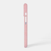 Soft Pink Pattern Phone Case iPhone 16ケース (左側面)