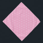 Soft Pink Pet 22 Inch Sqr Bandana with White Dots バンダナ<br><div class="desc">Style your furry friend with this adorable 22-inch square Soft Pink Pet Bandana,  featuring classic white polka dots. Made from lightweight,  breathable fabric,  it's comfortable for everyday wear or special occasions. The charming pastel pink adds a sweet,  playful touch to your pet’s look.</div>