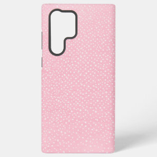 Soft Pink Polka Dot Phone Case Samsung Galaxy S22 Ultraケース