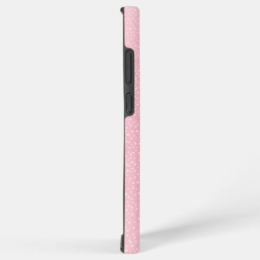 Soft Pink Polka Dot Phone Case Samsung Galaxyケース (右側面)