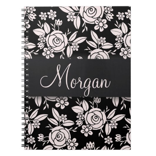 Soft Pink Roses ノートブック (正面)