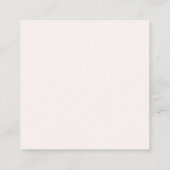 Soft Pink Roses Wedding Collection エンクロージャーカード (裏面)