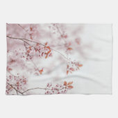 Soft Pink Spring Blossoms, Minimal Floral キッチンタオル (横)