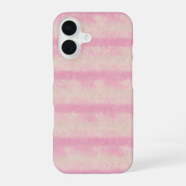 Soft Pink Stripe Phone Case iPhone 16ケース