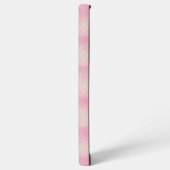 Soft Pink Stripe Phone Case Samsung Galaxyケース (左側面)