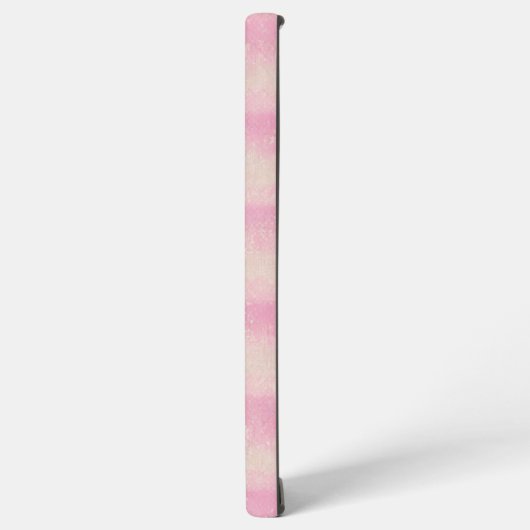 Soft Pink Stripe Phone Case Samsung Galaxyケース (左側面)