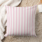 soft pink strips throw pillow クッション (ブランケット)