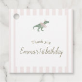 Soft Pink T Rex Tutu Girl フェイバータグ (正面)