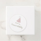 Soft Pink T Rex Tutu Girl round フェイバータグ (インサイチュ)