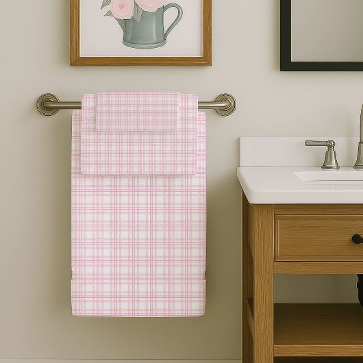 Soft Pink Towels – Elegant Touch for Any Bath バスタオルセット