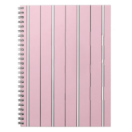 Soft Pink Vertical Stripe Pattern Minimal ノートブック