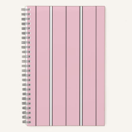 Soft Pink Vertical Stripe Pattern Minimal ノートブック