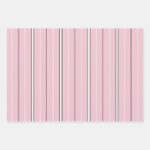 Soft Pink Vertical Stripe Pattern Minimal ラッピングペーパーシート (正面2)