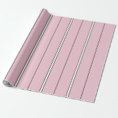 Soft Pink Vertical Stripe Pattern Minimal ラッピングペーパー (アンロールド)