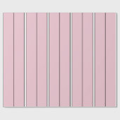 Soft Pink Vertical Stripe Pattern Minimal ラッピングペーパー (フラット)