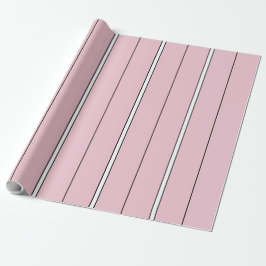 Soft Pink Vertical Stripe Pattern Minimal ラッピングペーパー