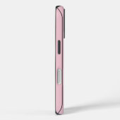 Soft Pink Vertical Stripe Pattern Minimal Case-Mate iPhoneケース (裏面 / 右)