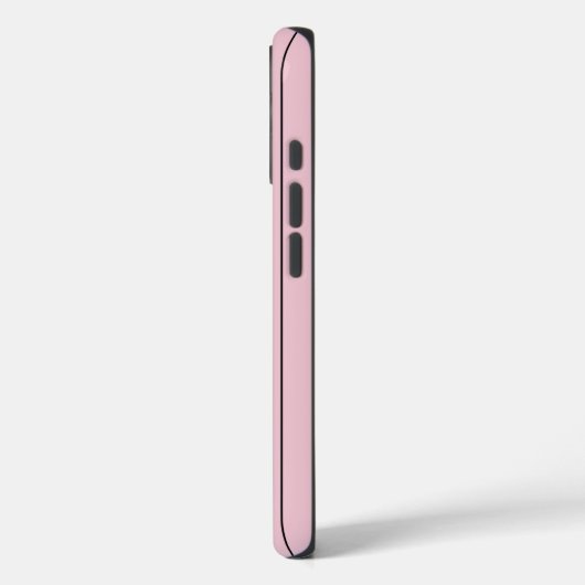 Soft Pink Vertical Stripe Pattern Minimal Case-Mate iPhoneケース (裏面 / 左)