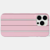 Soft Pink Vertical Stripe Pattern Minimal Case-Mate iPhoneケース (裏面 (横))