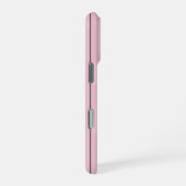 Soft Pink Vertical Stripe Pattern Minimal iPhoneケース (右側面)