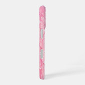 Soft Pink Weeping Cherry Design Phone Case iPhone 16ケース (右側面)