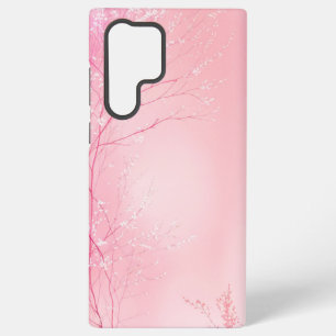 Soft Pink Weeping Cherry Design Phone Case Samsung Galaxy S22 Ultraケース