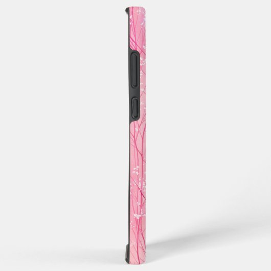 Soft Pink Weeping Cherry Design Phone Case Samsung Galaxyケース (右側面)