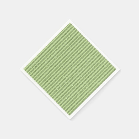 Soft Pistachio Glitter Style Minimal Pattern スタンダードカクテルナプキン (角)