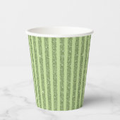 Soft Pistachio Glitter Style Minimal Pattern 紙コップ (正面)