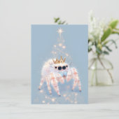 Soft Pretty Jumping Spider Christmas Cards シーズンカード (スタンド正面)