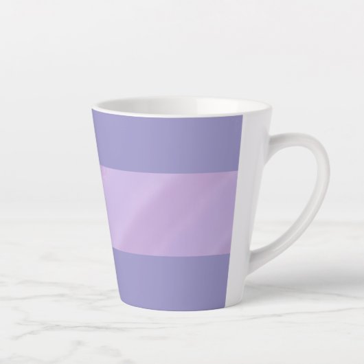 Soft Purple Aesthetic Latte Mug カフェラテマグ (右)