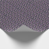 Soft Purple and Pink Floral ラッピングペーパー (角)