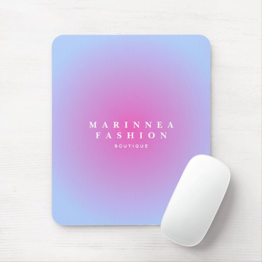 Soft Purple Blue Gradient Aura  マウスパッド (マウス)